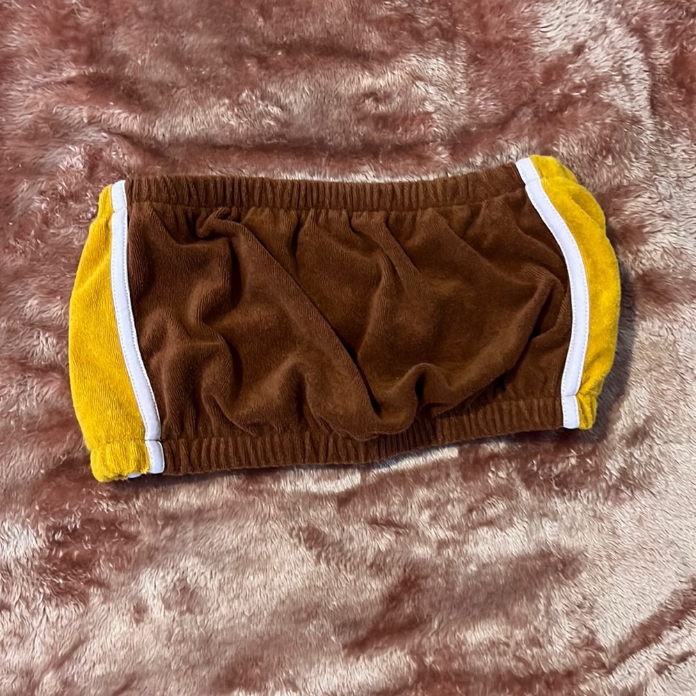 Rust crop top/bandeau